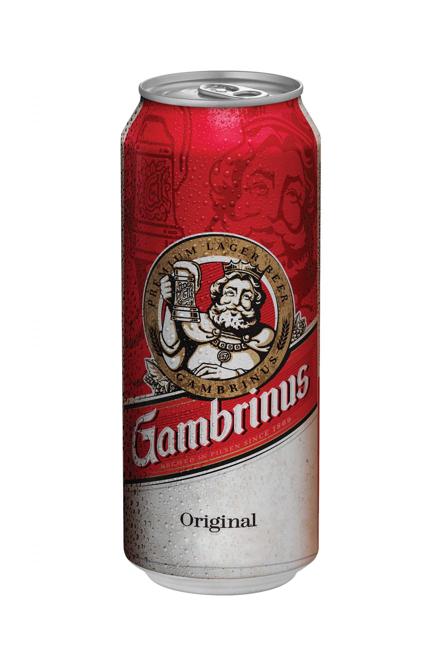 Пиво Гамбринус Оригинал 4,3% ж/б 0,5 л (Чехия)