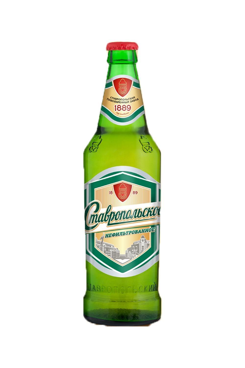 Пиво Ставропольское 4,0% н/ф с/т  0,5 л