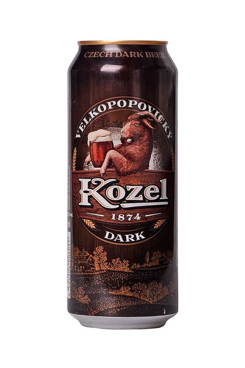 Пиво Велкопоповицкий Козел темное 3,7% ж/б 0,45 л