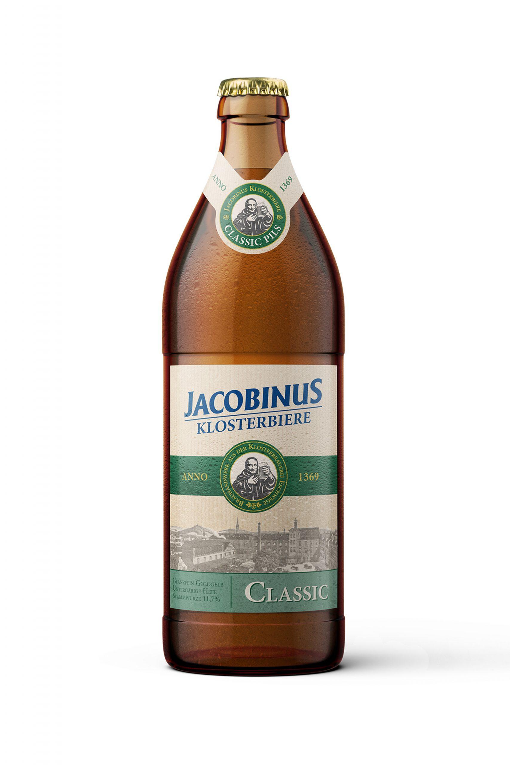 Пиво Якобинус Классик Пилс 4,9% с/т 0,5 л (Германия)