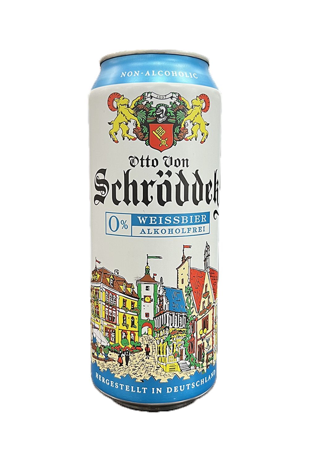 Пиво Отто Фон Шреддер Вайсбир б/а ж/б 0,5 л (Германия)