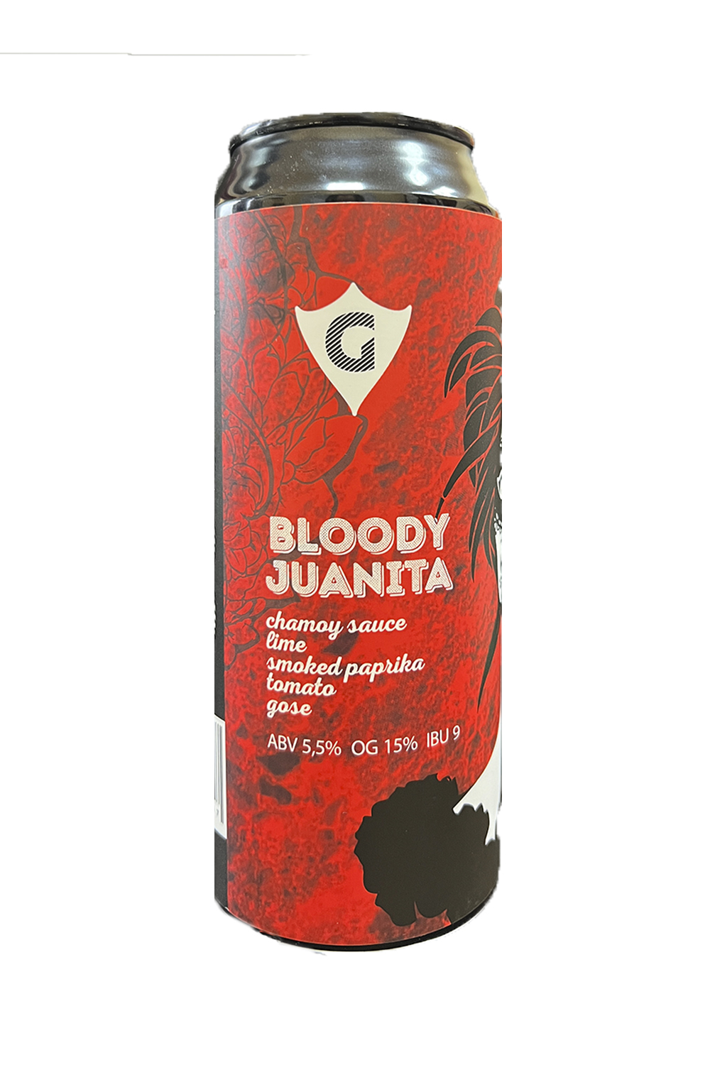 Пиво Гуси томатный гозе (Bloodi Juanita) 5,5% ж/б 0,5 л