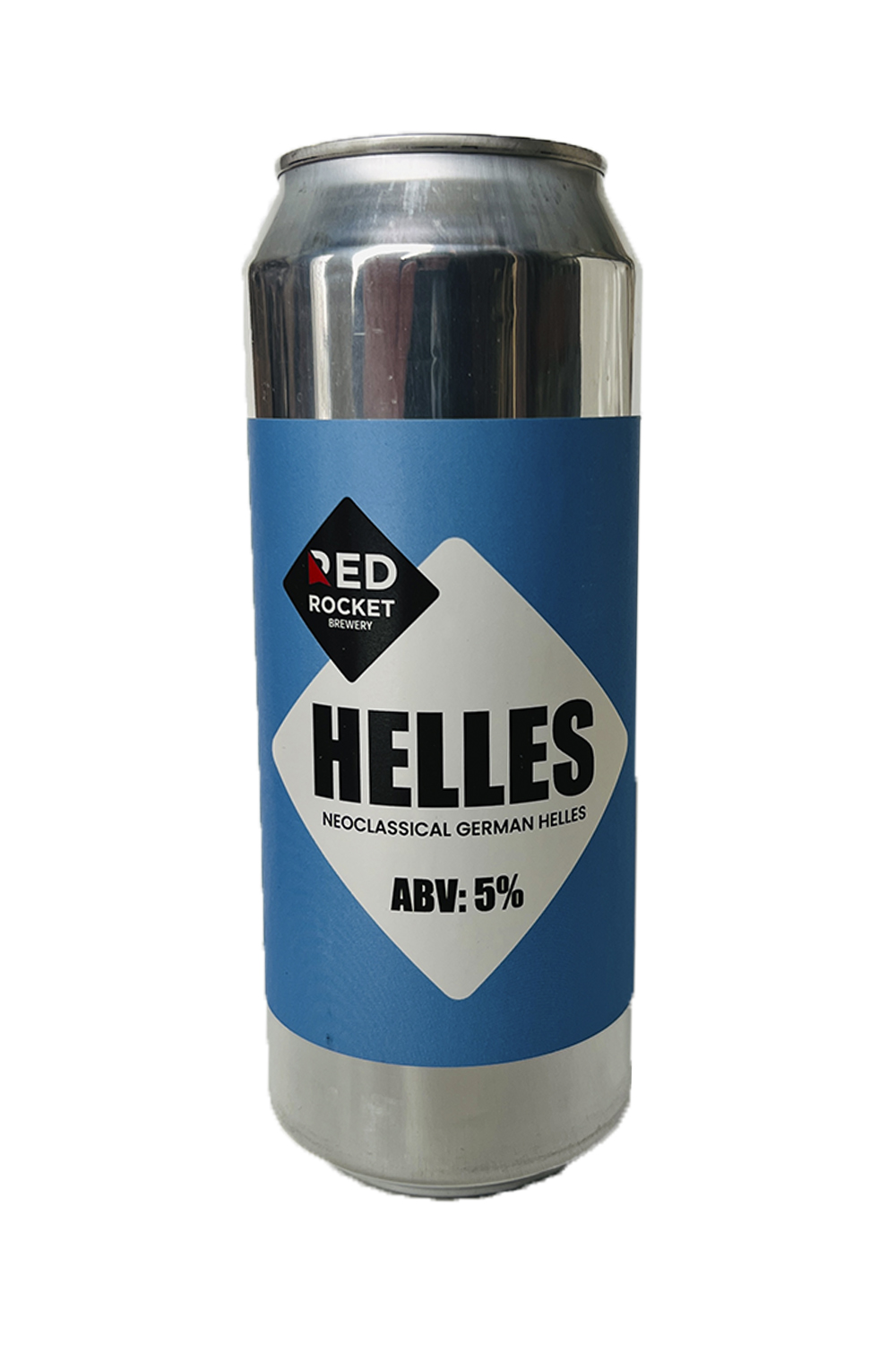 Пиво Хеллес 5,0% ж/б 0,5 л (Red Rocket)
