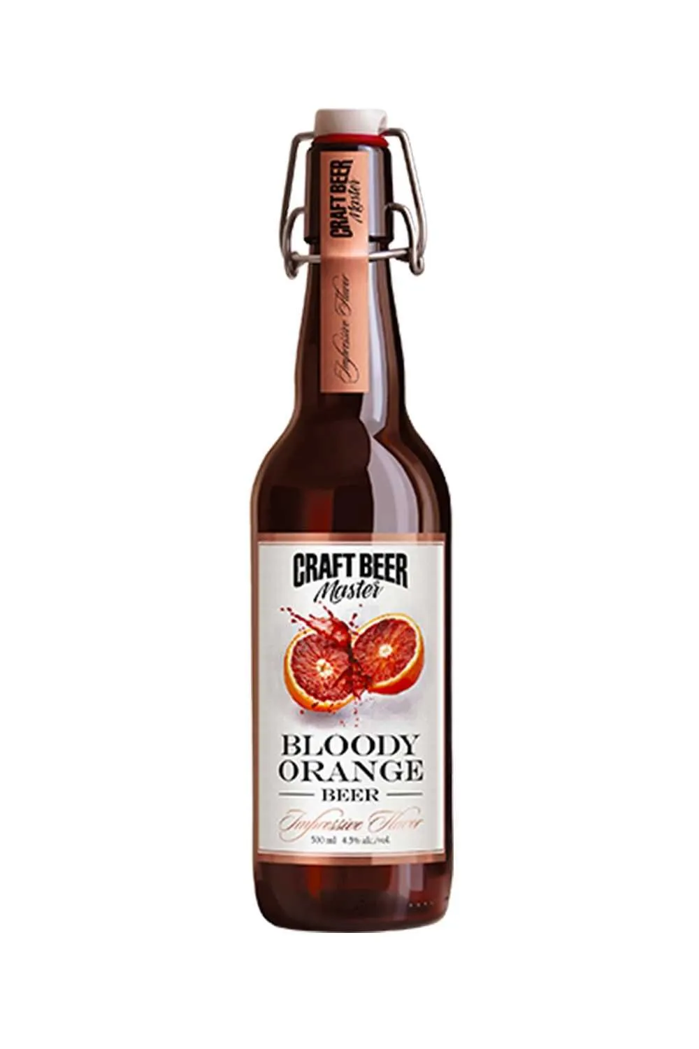 Пиво Кровавый апельсин н/ф 4,5% 0,5 с/т(Craft Beer Master)
