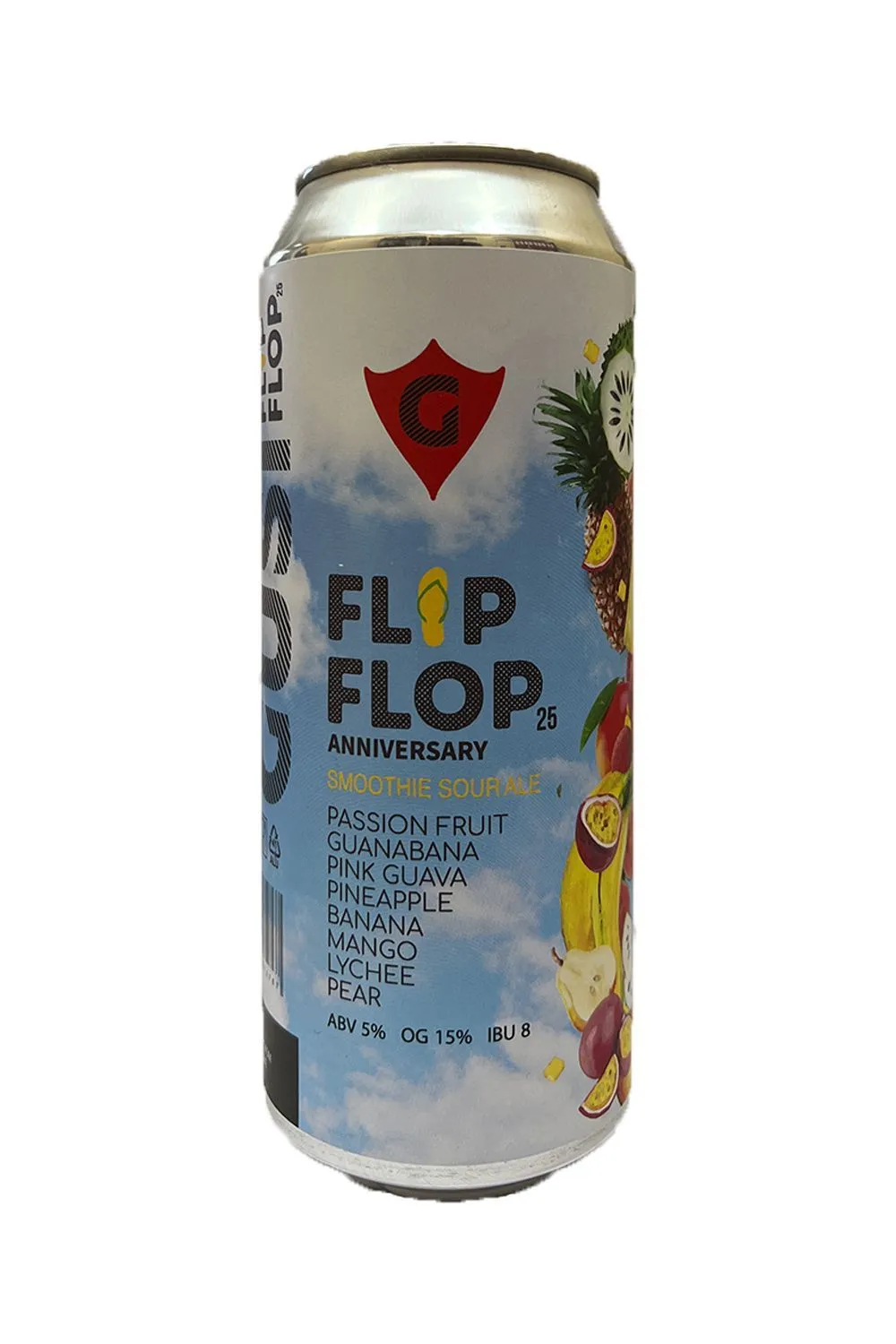 Пиво Гуси фруктовый эль Мультифрукт (Flip Flop 25) 5,0% ж/б 0,5 л