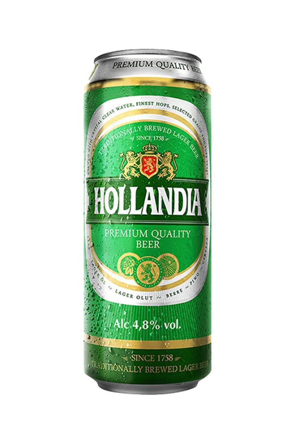Пиво Голландия 4,8% ж/б 0,45 л