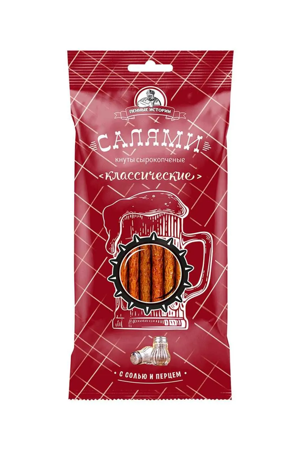 Кнуты Салями классические с/к 50 гр (Пенные истории)